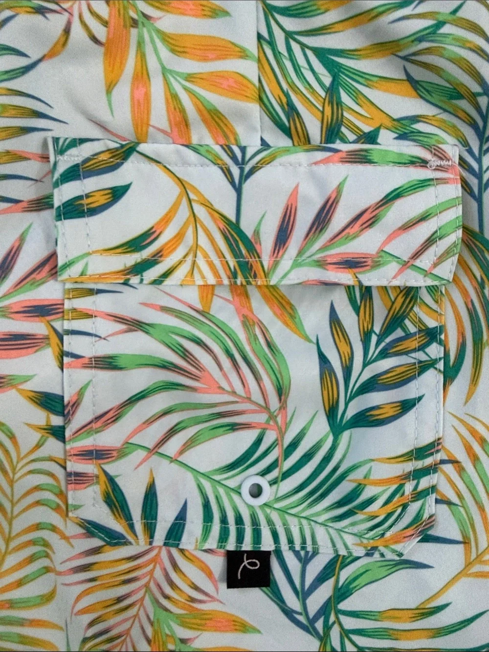 NWT Boys Tropical Print Swim Shorts with lining & adjustable inside waist 8